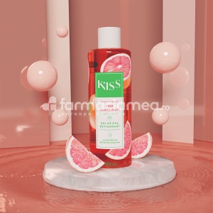 KISS Pink Grapefruit gel de dus, 250 ml, Fiterman Pharma