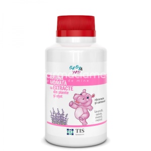 Lotiune aromata cu extracte din plante si otet Baby 4 You, cu efect febrifug, prin intensificarea circulatiei periferice, 100ml, Tis Farmaceutic