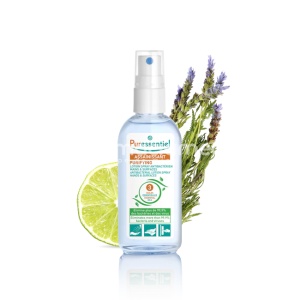 Lotiune Spray Antibacteriana pentru Maini si Suprafete cu 3 Uleiuri Esentiale, 80ml Puressentiel