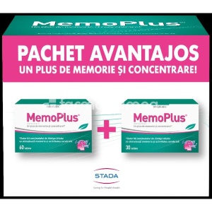 MemoPlus 60 + 30 comprimate Cadou, Walmark