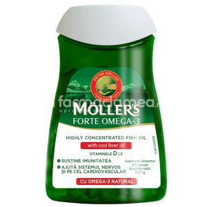 Moller s Forte Omega 3 With Cod Liver Oil x 112cps