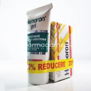 Pachet Hemoron 40 capsule + Gel 100ml, FarmaClass