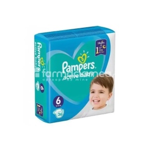 PAMPERS 6 Active Baby 13-18kg, 36buc