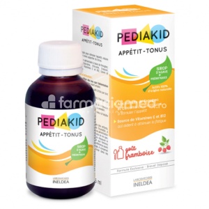 Pediakid Sirop Appetit Tonus Zmeura 125ml