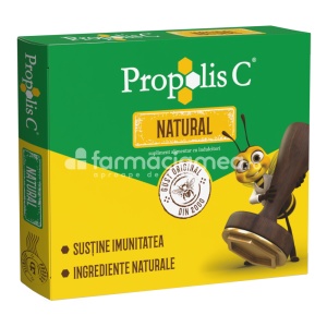 Propolis C Natural, 20 de comprimate de supt, Fiterman Pharma