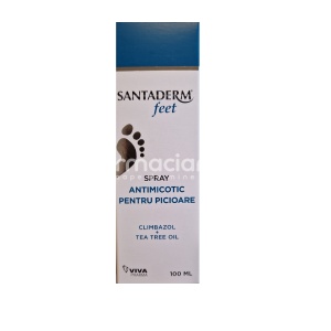 Santaderm Feet Spray Antimicotic pt Picioare 100ml