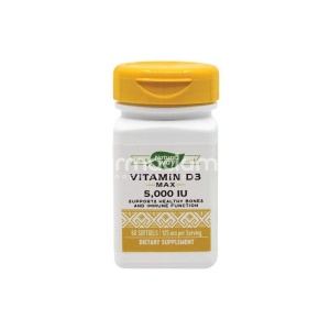 Secom Vitamin D3 5000UI x 60cps Nature s Way