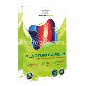 Smart Touch Plasturi cu Pelin Lombar x 6buc
