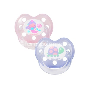 Suzete ortodontice din silicon Talia 1 0-6 luni, Baby Nova 24220