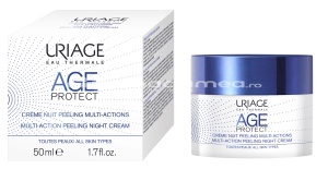 Uriage Age Protect crema de noapte peeling antiaging, 50 ml