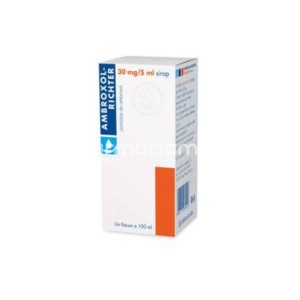 Ambroxol 30mg/5ml, fluidifica secretiile cailor aeriene, indicat in ambele forme de tuse, copii sub 2 ani, flacon 100 ml, Gedeon Richter