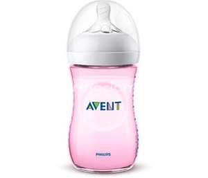Avent Biberon Natural Ultra Soft Roz, 260ml