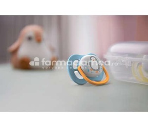 Avent Suzete Ultra Air 0-6 luni design figurine baieti, 2 bucati - Img 2