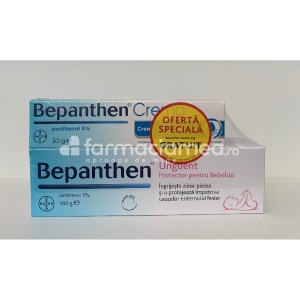 Bepanthen 5% ung 100g + Bepanthen 5% crema 30g Promo