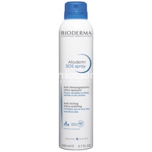 Bioderma Atoderm SOS Spray anti-mancarimi cu efect rapid, 200 ml