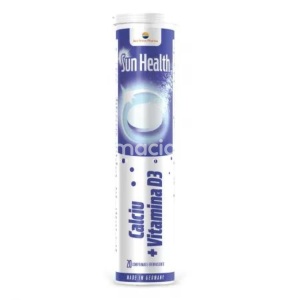 Calciu Vitamina D3 x 20cpr eff Sun Wave