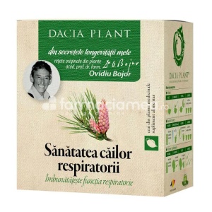 Ceai Sanatatea Cailor Respiratorii, 50 grame Dacia Plant
