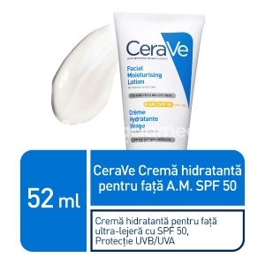 Cerave Crema Hidratanta de Fata Ten Normal Uscat SPF50 52ml