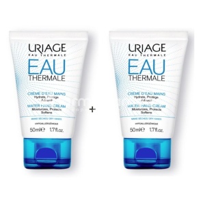 Crema hidratanta maini Eau Thermale, 50 ml, Pachet 1 + 1 - 70% la al doilea produs, Uriage