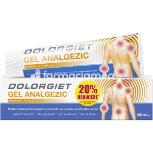 Dolorgiet Gel Analgezic 100ml Zdrovit