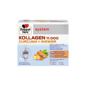 Doppelherz System Kollagen 11.000 Curcuma+Ghimbir x 30fl