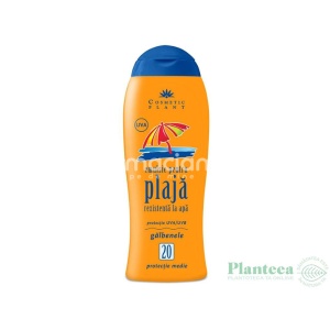 Emulsie plaja SPF 20 rezistenta apa, 200ml, Cosmetic Plant