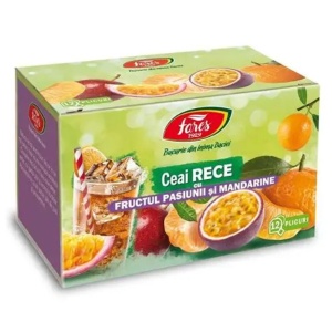 Fares Ceai Rece cu Fructul Pasiunii si Mandarine x 12plic