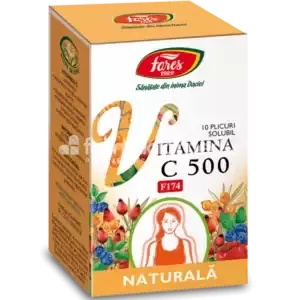 Fares Vitamina C 1000 Naturala F175 x 10plic solubil