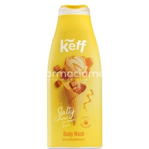 Gel de Dus cu Parfum de Inghetata cu Caramel Sarat, Sano Keff Salty Caramel Body Wash, 500 ml