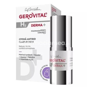 Gerovital H3 Derma+ Crema Hidratanta Int Contur Ochi 15ml