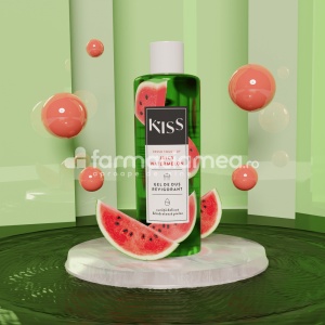KISS Juicy Watermelon gel de dus, 250 ml, Fiterman Pharma