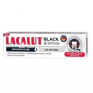 Lacalut Pasta de Dinti Black&White 75ml