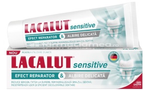 Lacalut Sensitive Whitening pasta dinti, 75 ml