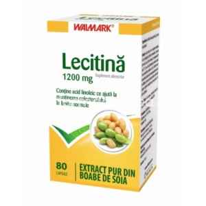 Lecitina 1200mg, 80 comprimate, Walmark