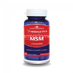 MSM + Curcumin95, 60 capsule, Herbagetica