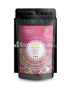 Niavis Ceai ecologic Bio "Gradina insorita", aroma de smochine si piersica, 50 g