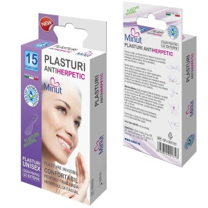 Plasturi Antiherpetici x 15buc Minut CFU001313