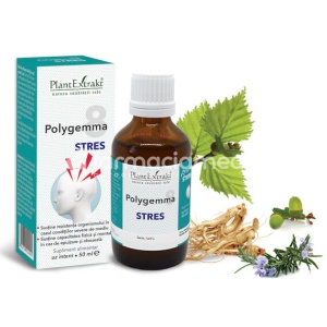 Polygemma 8 Stres (Astenie Psiho-Fizica si Memorie) 50ml Plant E - Img 2