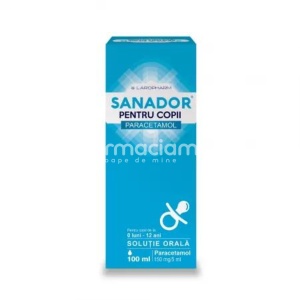 Sanador pt Copii 150mg/5ml sol orala 100ml Laropharm