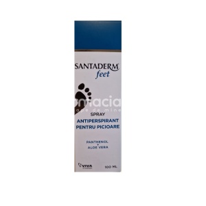 Santaderm Feet Spray Antiperspirant pt Picioare 100ml