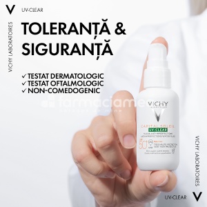 Vichy Capital Soleil UV Clear SPF50+ Fluid Antiimperfectiuni 40ml - Img 6