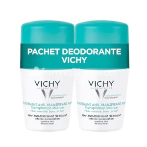 Vichy Deo Pachet roll-on 48 h, 50 ml, 2 roll-on
