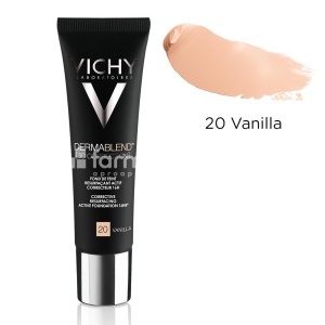 Vichy FDT Dermablend 3D Corector Actiune de Nivelare 16h 20 Vanilla 30ml