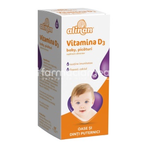 Alinan Vitamina D3 Baby sol 10ml Fiterman
