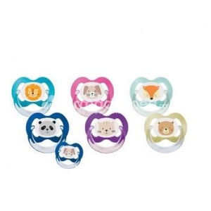 Baby Nova 20005 Suzete Orto Decorata Multicolora Talia 2+Steribox