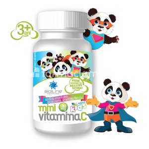 BioSunLine Vitamina C pt Copii MiniVitamina C 100mg x 30cpr supt Helcor