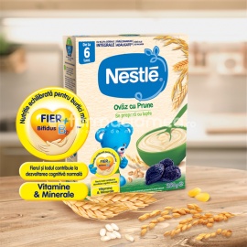Cereale Ovaz cu prune, de la 6 luni, 250 g, Nestle - Img 2