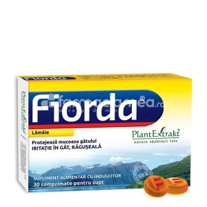 Fiorda cu Aroma de Lamaie x 30cpr supt Plant E