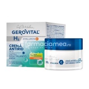 Gerovital H3 Hyaluron C Crema antirid de zi, 50 ml