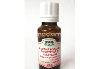 Glicerina Boraxata cu Nistatina si Anestezina 20g Infofarm